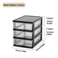 2-6Layers Medium Desktop Storage Box with Drawer Heightened Table Organizer Plastic Office storage cabinet  for home Stationery