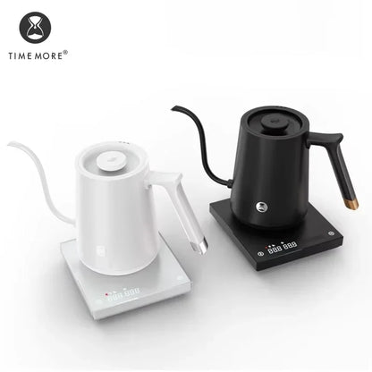 Timemore Fish Smart Electric Pour Over Kettle 600ml 220v Fine Mouth Temperature Control Customize Hand Brew Coffee Pot
