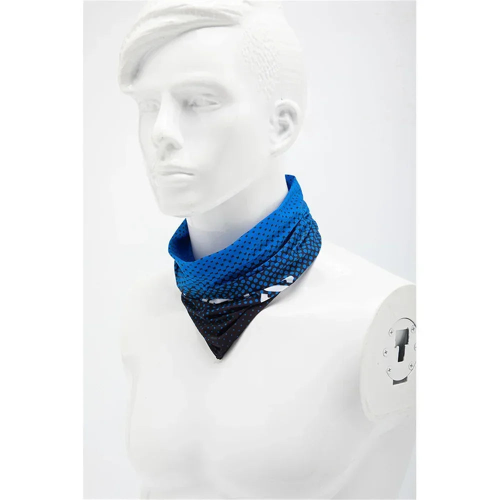 Ice Silk Cycling Face Mask Absorption Hiking Camping Neck Tube Scarf Bandana Motorcycle Magic Scarf Headscarf Men