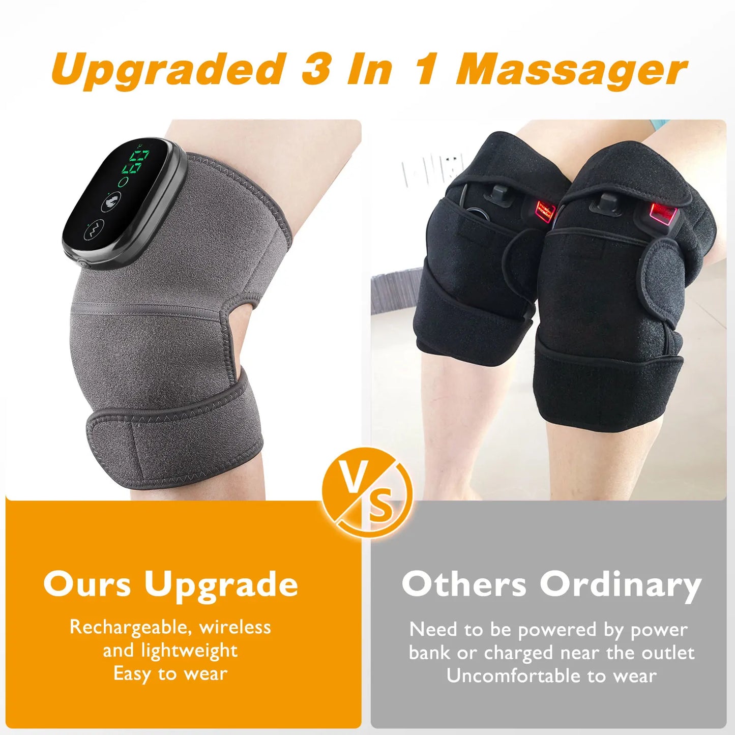 Electric Heating Shoulder Brace LED Display Vibration Shoulder Massage Support Belt Strap For Joint Brace Care Muscle Relaxation