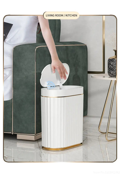 7L/9L Smart Trash Can Electronic Automatic Smart Sensor Garbage Bin Household Toilet Waste Garbage Can for Kitchen Bathroom