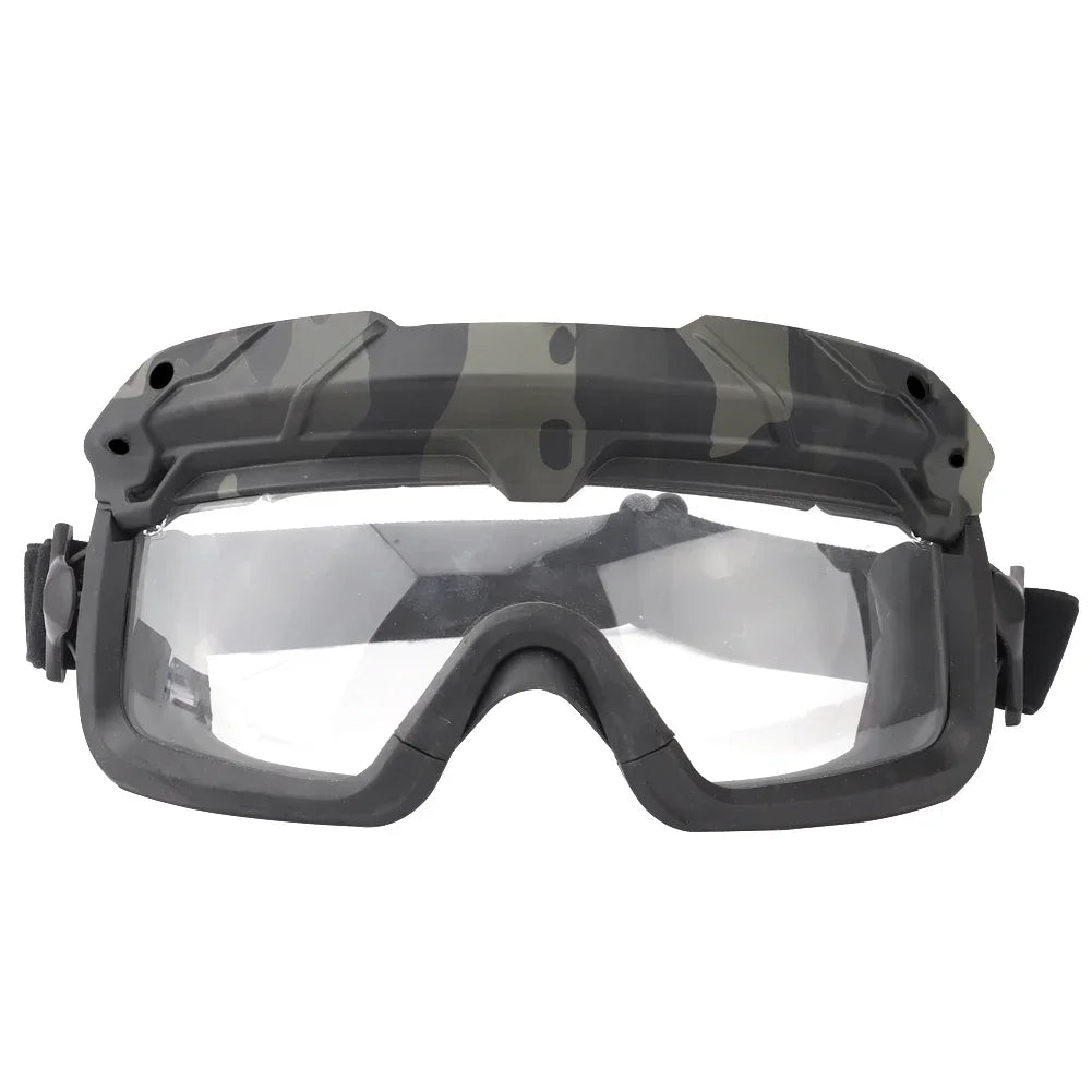 Sports Sunglasses for Men Women 2 Modes Airsoft Goggles Riding Eye Protection for Hiking Paintball Hunting Gear