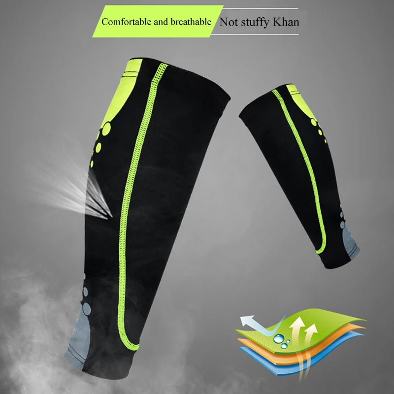 Sport Calf Compression Sleeves Leg Sock Running Cycling Leg Warmers Runners Shin Splint Varicose Vein Pain Relief