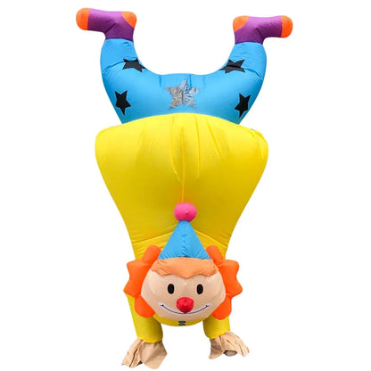 custom Adult Sumo Ballet Clown Inflatable Costumes Purim Halloween Christmas Anime Cosplay Costume Scary Mascot Party Dress ZML