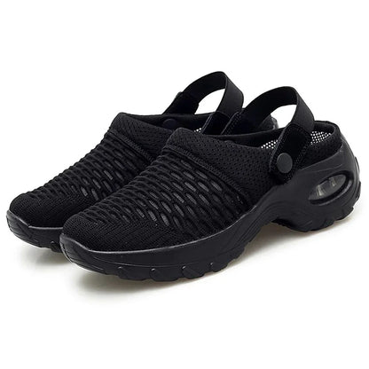 Mesh Orthopedic Clogs Arch Support Walking Shoes Breathable Outdoor Slippers for Women