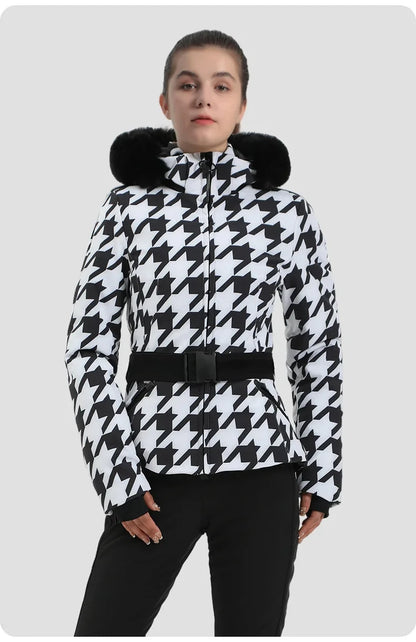 Skiing Jacket 2025 Mountain Snowboard Jackets Winter Hooded Woman Snow Jackets Outdoor Sports Outerwear Windproof Warm Tracksuit