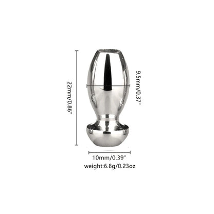 Spindle Smooth Stainless Steel Penis Penis Plug Dilator Cum Thru Cather Urethral Plug Dilator Sounds Cathe Hollow Tube