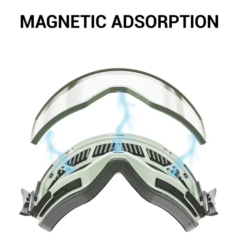 KAPVOE New Outdoor Photochromic Ski Goggles Winter Snow Sports for Unisex Snow Glasses UV400 Anti-fog Magnetic Snowboard Glasses