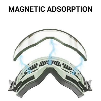 KAPVOE New Outdoor Photochromic Ski Goggles Winter Snow Sports for Unisex Snow Glasses UV400 Anti-fog Magnetic Snowboard Glasses
