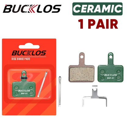 BUCKLOS Ceramic Brake Pads MTB Bike Hydarulic Disc Brake Pad For SHIMANO B01S B05S Mountain Bicycle Disc Brake Pad Cycling Parts