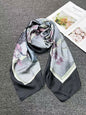 Foreign trade original single Italian autumn and winter new fashion brand printed light luxury shawl scarf