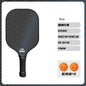 (1pcs) Cheap Fiberglass Pickleball Racket PP Honeycomb Core Pickle Ball Paddle With 2 Balls