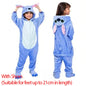 Lilo Stitch Cosplay Costume Boys Girls Spiderman Pajamas Plush Winter Warm Clothes for Boys Girls Halloween Christmas Gifts