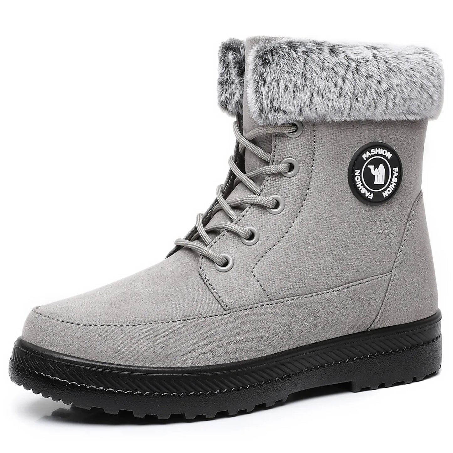 Winter New Women's Thick Plush Cotton Boots and Mid Top Warm Snow Boots Are Fashionable  Trendy  and Upgraded for Warmth