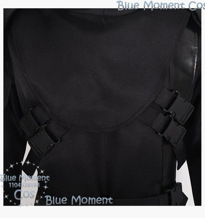 The Ghost Face Game Dead by Daylight Cosplay Disfraz mujer Black Costume Gothic Man Suit Full Set Halloween Carnival Customized
