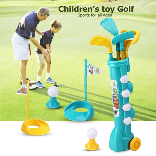 Mini Putter Golf Club Toy Funny Sports Golf Clubs Set Parent Child Educational Activities Outdoor Sports Game Toy