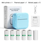 DOLEWA D8 Portable Mini Printers Wireless Bluetooth Inkless Sticker Maker Printer Tag Price Machine for Office School Kitchen