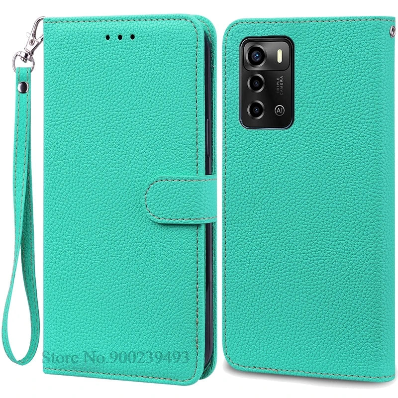 For ZTE Blade V40 Vita Case Soft Silicone Back Cover For ZTE Blade V40 Vita Case Leather Wallet Flip Cover Fundas