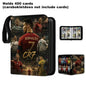 2026 World Cup Football Star Ronaldo Messi Mbappé 400/900pcs Album Book Folder Card Slots Collections Zipper Card Binder Holder