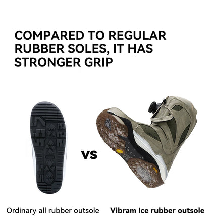 VECTOR Professional Women Man Ski Shoes Warm Waterproof Snowboard Boots Non-slip Leather Breathable Snow Ski Boots Ski Equipment