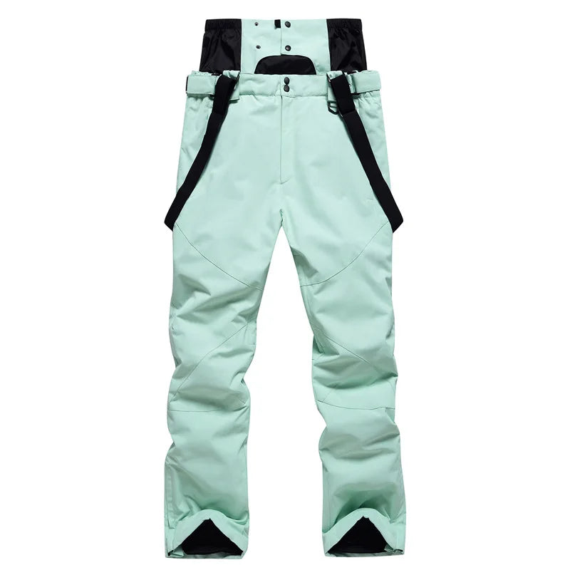 Women and Men's Ski Trousers Windproof Waterproof Snowboarding Winter Outdoor Warm Breathable Snow Male Female Sports Pants