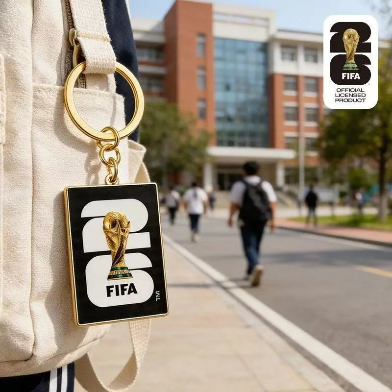FIFA Official 2026 World Cup Trophy Keychain Authentic World Cup Merchandise Football Fan Gift Pendant