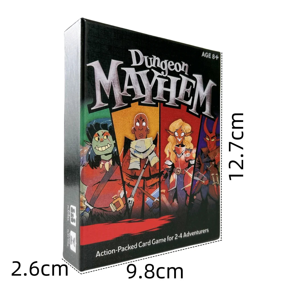 Baldur's Gate Dungeon Mayhem Board games Monster Madness Card English version Children's Toy Gift