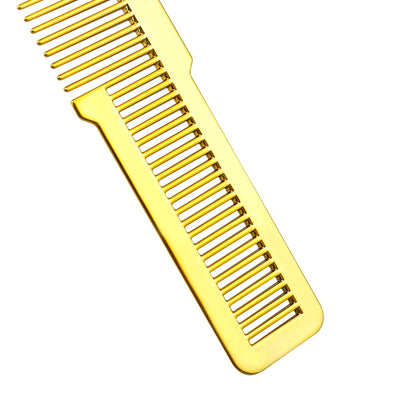 Professional Electroplated Clipper Comb 3 Colors Barber Comb Stylist Styling Tool Accessories Salon Anti-static Hair Cut Comb