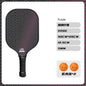 (1pcs) Cheap Fiberglass Pickleball Racket PP Honeycomb Core Pickle Ball Paddle With 2 Balls