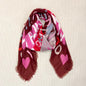 Foreign trade original single Italian autumn and winter new fashion brand printed light luxury shawl scarf