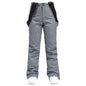 Cheap Women's and Men's Ice Snow Pants Outdoor Snowboarding Clothing Strap Trousers Skiing Suit Wear 10K Waterproof