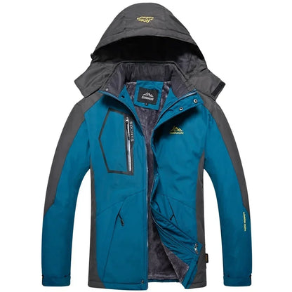 Casual Outdoor Jacket Men's Winter Thermal Army Waterproof Windbreaker Jackets Male Breathable UV protection Overcoat Ski Coats