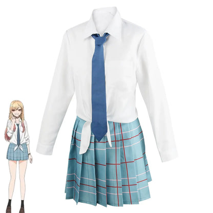 Anime My Dress-Up Darling Kitagawa Marin Inui Sajuna Gojo Wakana Cosplay Costume School Uniform Dress Wig Man Woman Sexy Suit