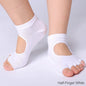 Women Colorful Yoga Socks Non-Slip Ladies Dance Socks Cotton Healthy Sports Five-toed Socks