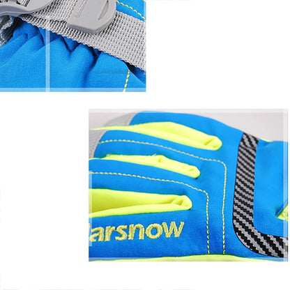 Outdoor Sport  Skiing Gloves Windproof Men Women Kids Winter Warm Ski Gloves Mittens Waterproof Skiing Breathable Air S/M/L/XL