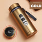 StainlessSteel Thermos Bottle with LED Temperature Display, 500-1000ML