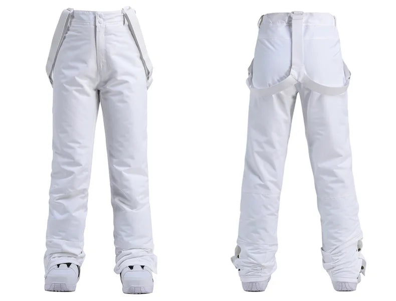 New Fashion Letter Women Ski Suit Winter Windproof Waterproof Snowboarding Jacket and Pants Snow Walking Clothes Female Snowsuit