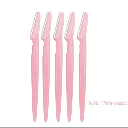3/5/6/10/12 Piece Multi-Purpose Eyebrow Shaver Set - Gentle Facial Hair Trimmer Easy Grooming and Shaping Kit - Smooth Skin