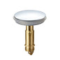 38mm Bathroom Sink Drain Stopper Plugs Bounce Push Button Click Clack Basin Drainer Plug Drain Button Waste Stopper