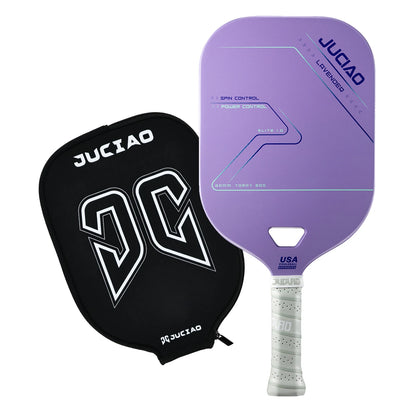 JUCIAO T800 Carbon Fiber Pickleball Paddle With Aero Throat  USAPA Approved 20MM Thermoformed Pickleball for Power & Control