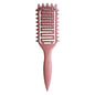 3 in 1 Curl Define Styling Brush Hollow Out Detangling Hair Brush Tangled Hair Comb