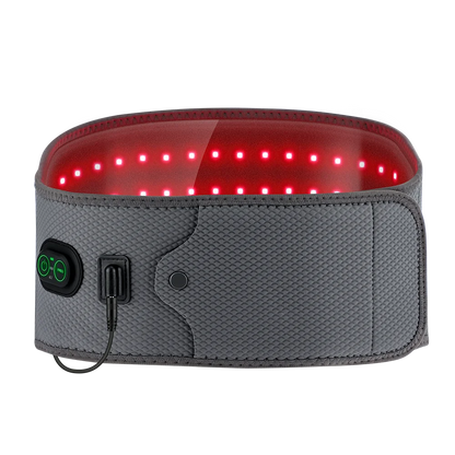 LED Red Light Belt 120Pcs 660nm & 850nm Beads Household Waist Belt Skin Rejuvenation Fatigue Reduction Direct Plug Power Supply