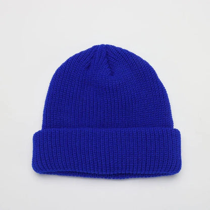Winter Warm Beanies Casual Short Thread Hip Hop Hat Adult Men Female Knitted Skull Cap Elastic Unisex