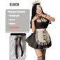 Anime Cosplay Costumes Maid Outfit Women Lolita Dress with French Apron Japanese Coffee Girl Sexy Lingerie Set Porno Bar Uniform