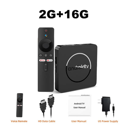 Q10 Android14 8K HDR10+ Smart TV Box Allwinner H313 128G Dual Wifi BT5.0 Set Top Box Media Player with Google Voice AssistantStreaming & Home Media PlayersGoWisse.com