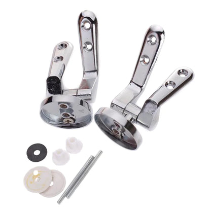 1 Set Standard Replacement Parts Toilet Seat Hinges Toilet Fixing Mountings
