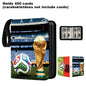 2026 World Cup Football Star Ronaldo Messi Mbappé 400/900pcs Album Book Folder Card Slots Collections Zipper Card Binder Holder