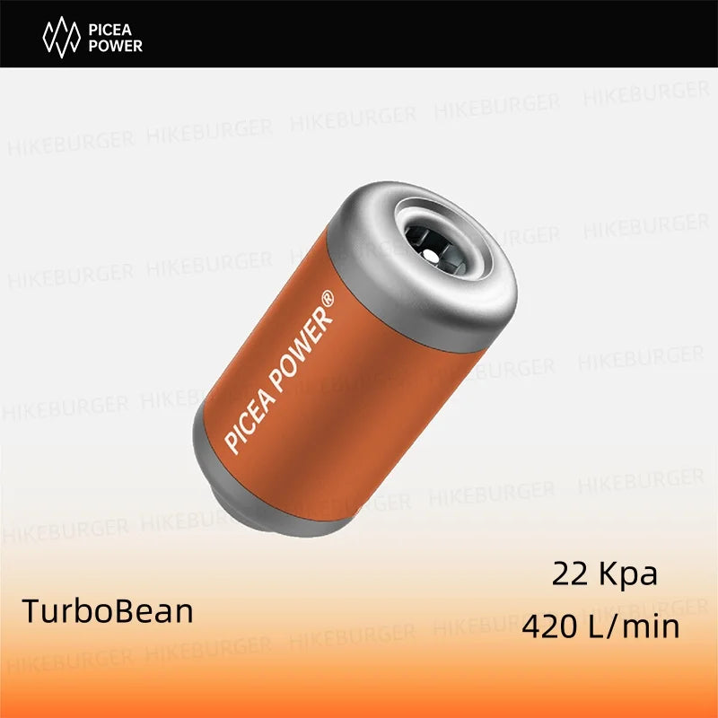 PICEA POWER TurboBean Mini Pump 75g/2.6oz Outdoor Portable Inflatable Pump Packcraft Camping Backpack Boat Swim Ring No Battery