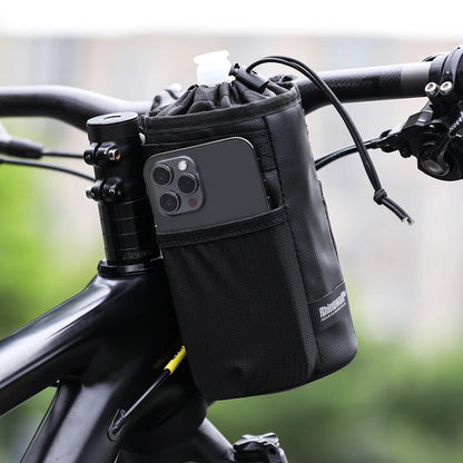 Rhinowalk Handlebar Bag Cycling Water Bottle Carrier Pouch MTB Bike Kettle Bag Riding Handlebar Bag Bicycle Accessories