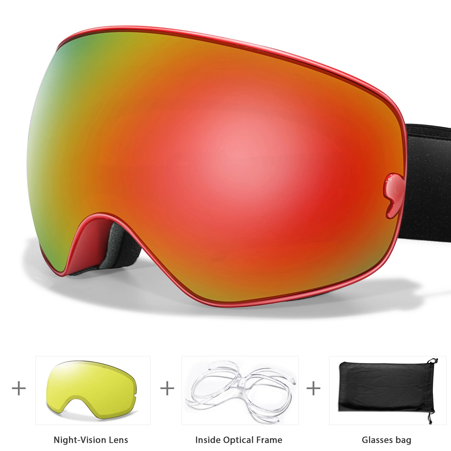 Classics Ski Goggles Double Layers Anti-fog Big Ski Glasses UV400 Skiing Mask Snowboard Men Women Winter Sports Snow Goggles